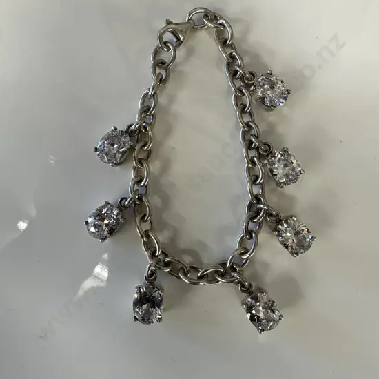 Bracelet With Clear Coloured Stones