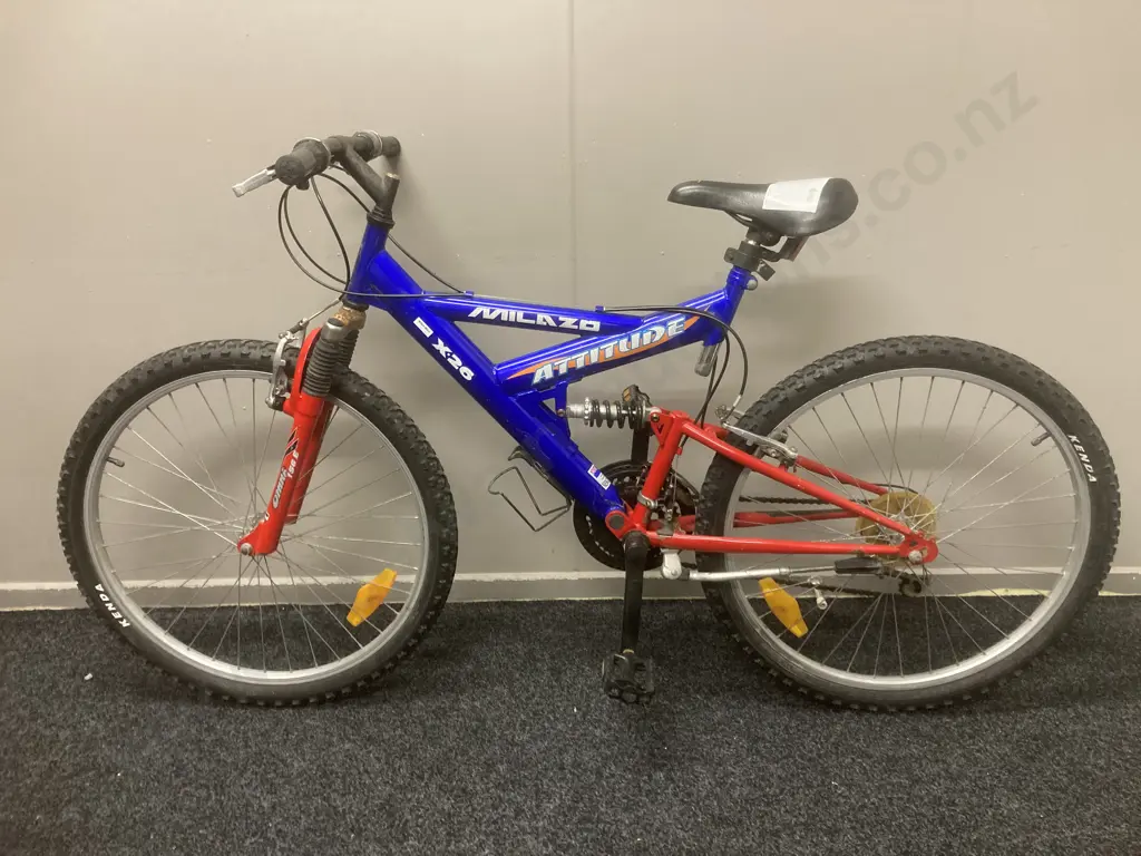 Red & Blue Colour Milazo Attitude X-26 Bicycle Image 1++