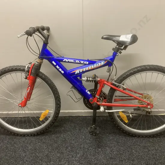 Red & Blue Colour Milazo Attitude X-26 Bicycle