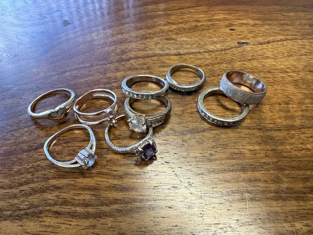 Selection of Costume Jewellery Rings Image 1++