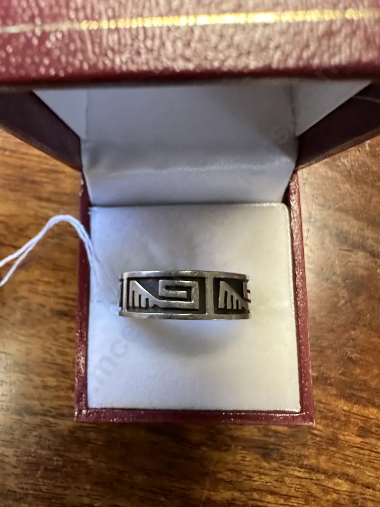 Stamped 925 Ring Black Detail Image 1++