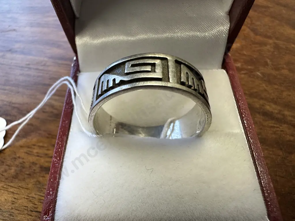 Stamped 925 Ring Black Detail Image 1++
