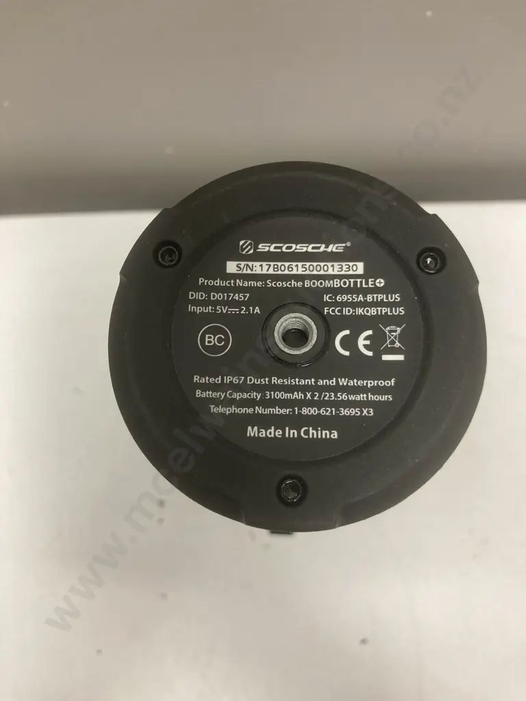Scosche Rockstar Edition Boombottle Waterproof Wireless Speaker Image 1++