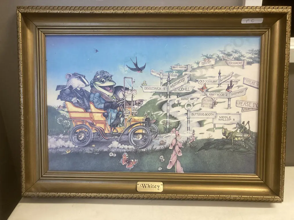 Framed Toad Of Toad Hall Print, 45 x 61cm Image 1++