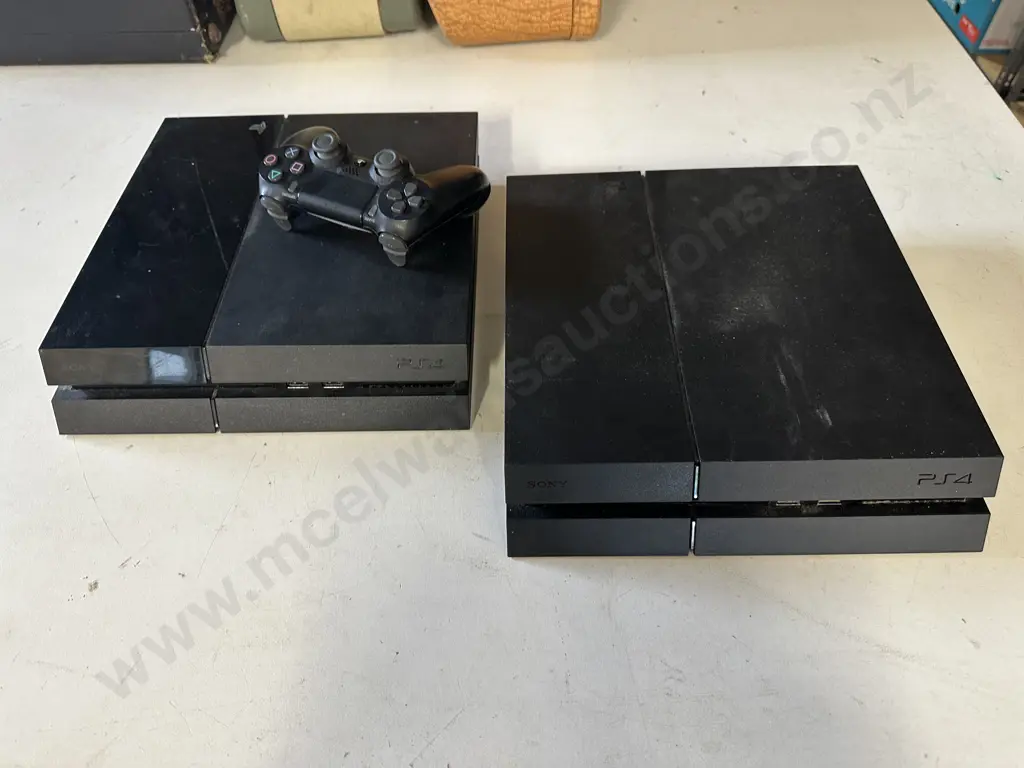 Sony PS4 x2 With 1x Controller (No Leads) Image 1++