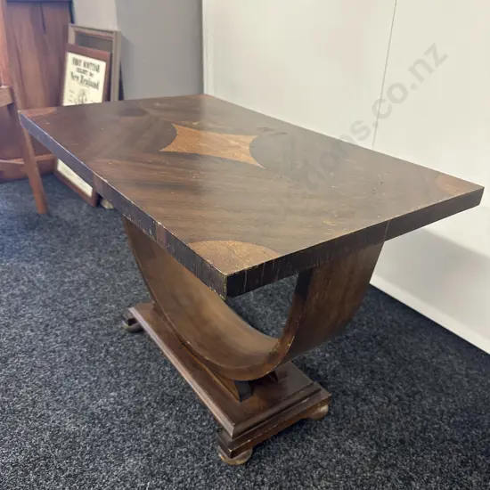 Art Deco Occasional Table Rectangular Inlaid H51cm, L76cm, W46cm.