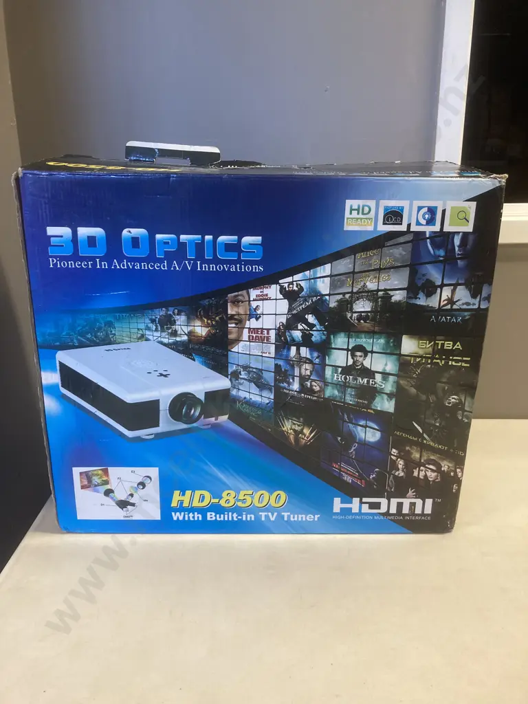 3D Optics HD 8500 Light Emitting Display Projector Image 1++