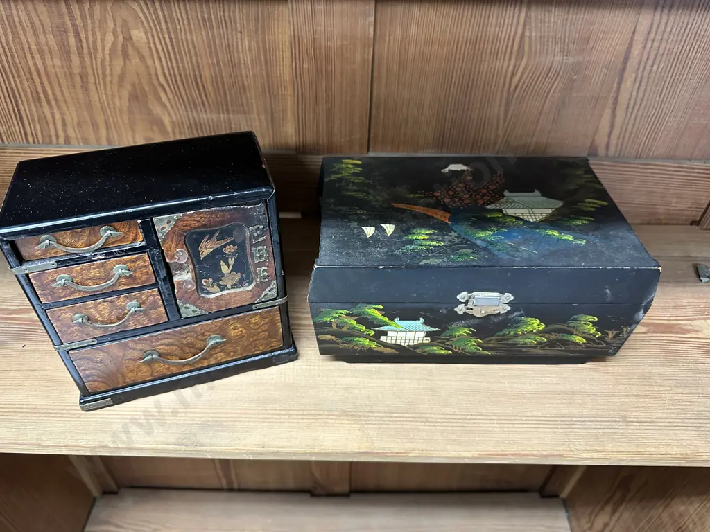 Oriental Theme Jewellery Boxes Image 1++