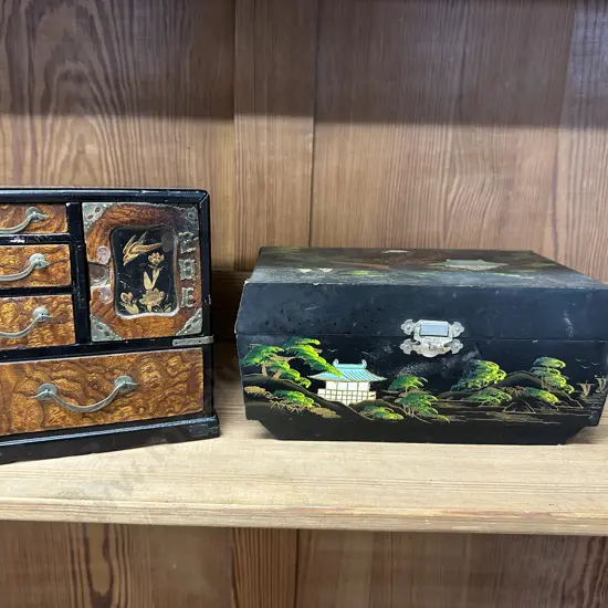 Oriental Theme Jewellery Boxes