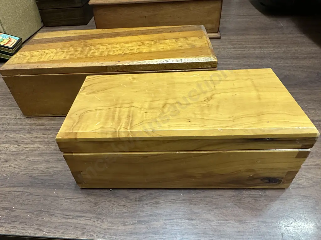 Wooden Jewellery Boxes x2 Image 1++