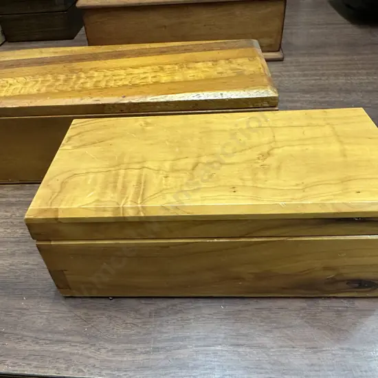 Wooden Jewellery Boxes x2