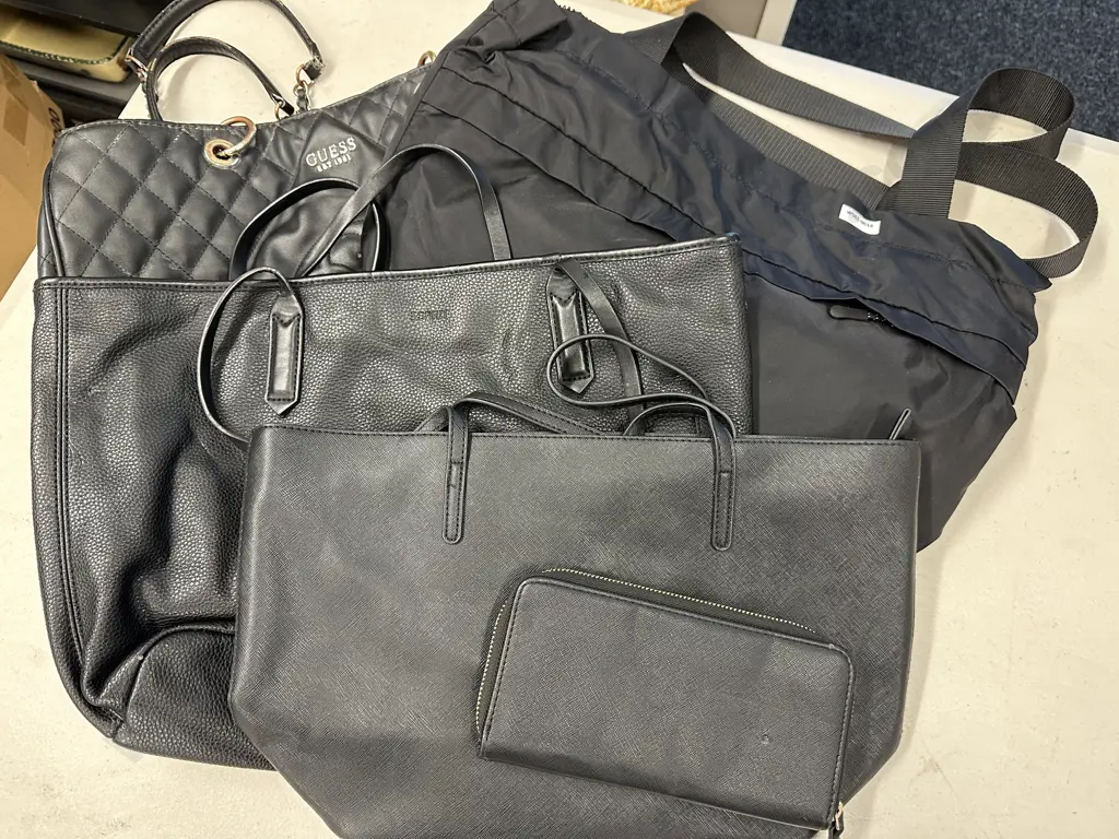 Black Bags - Including Guess Tote Bag, Anko, Everlast & Esprit Tote Bags, H&H Wallet Image 1++