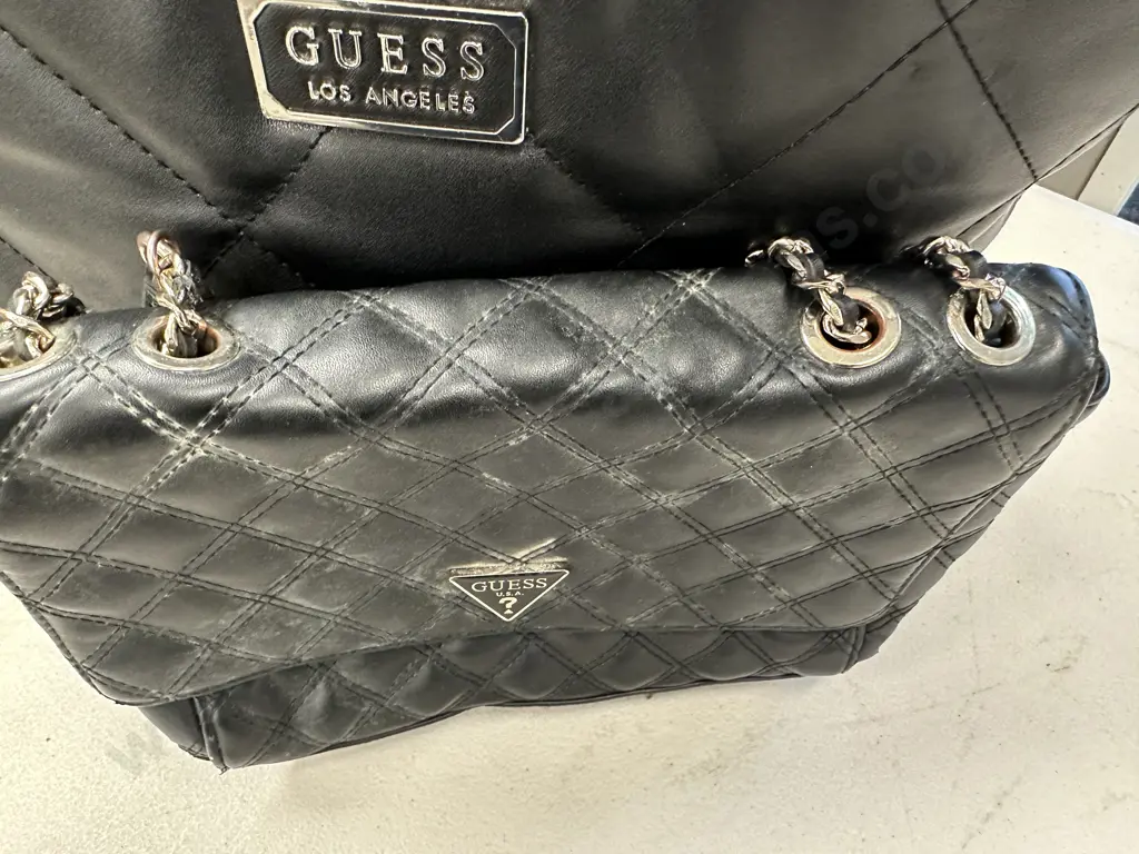 Black Guess Handbag And Tote Bag  Image 1++