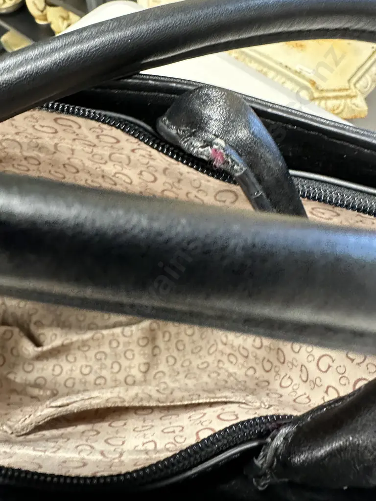 Black Guess Handbag And Tote Bag  Image 1++