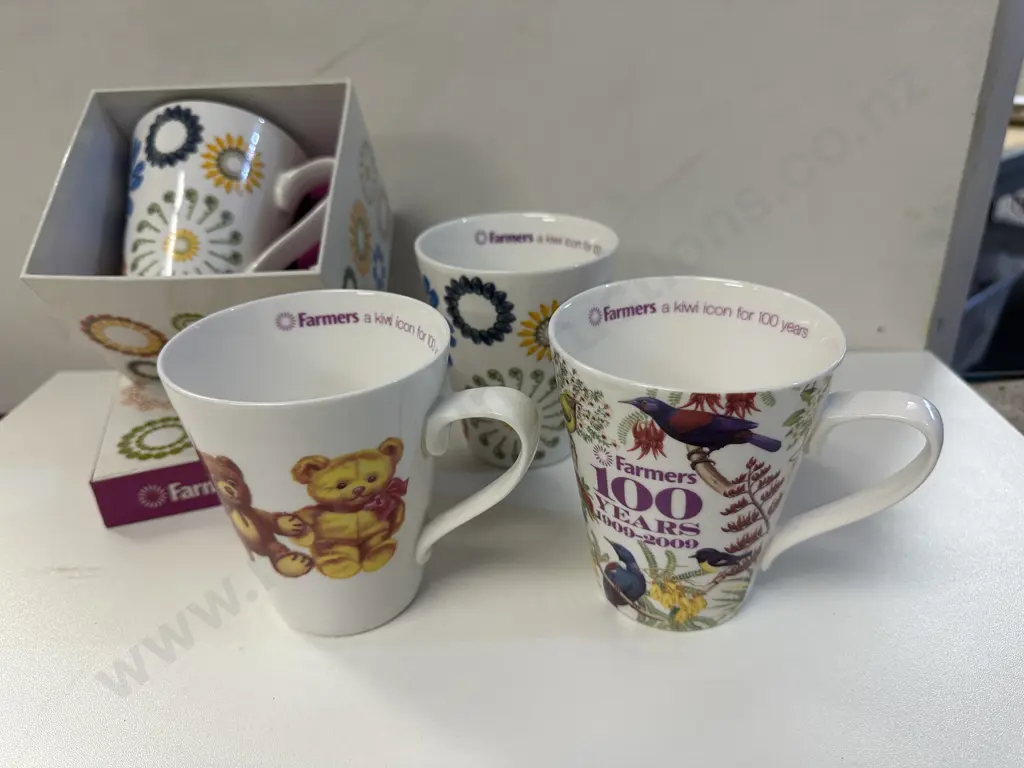 'Farmers'100 Years Celebration Mugs 1909-2009 Image 1++