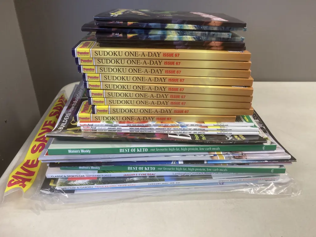 Magazines, Comics, Sudokus, Commando, NZ Home & Garden, Etc(Donated As Unable to Sell) Image 1++