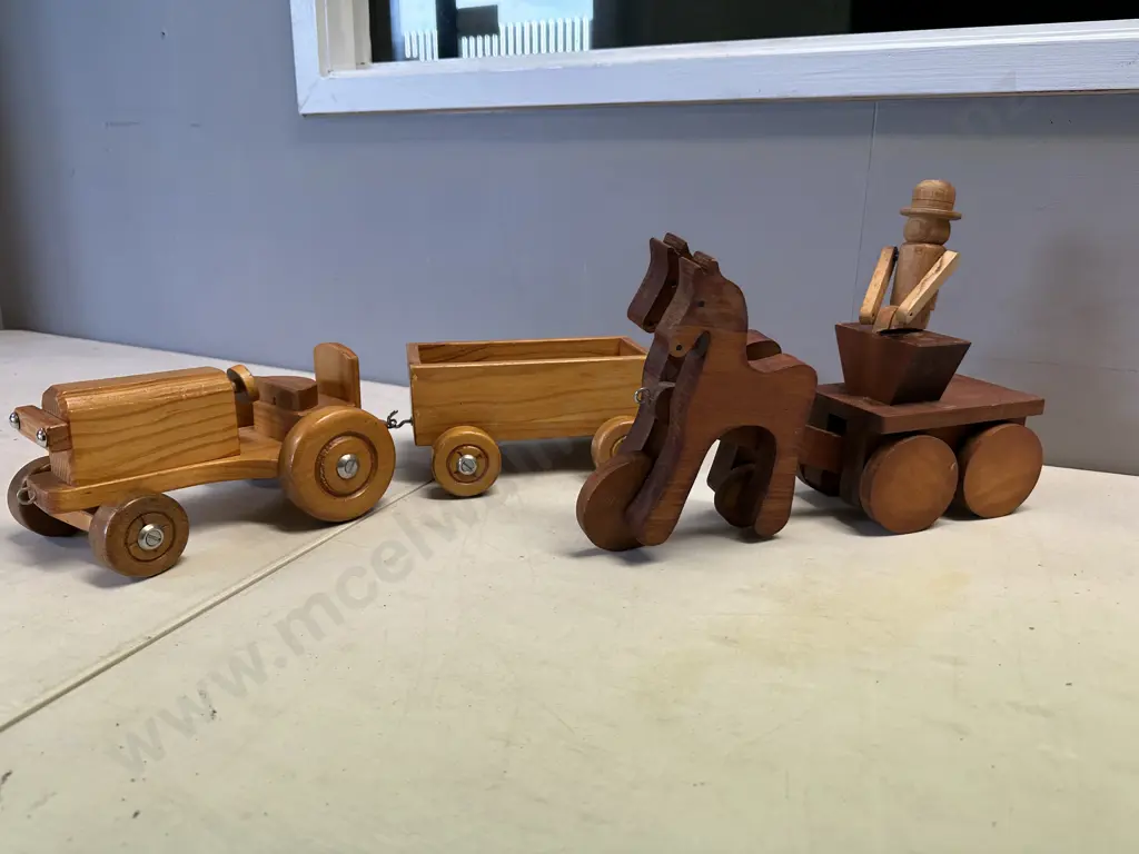 Vintage Wooden Childrens Toys Image 1++