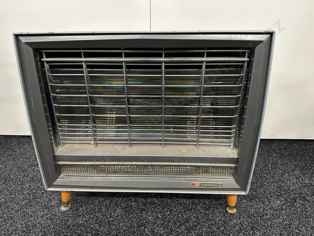 Vintage Zip Thermaglo Electric Space heater With Original Box, Dove Grey(Donated As Unable to Sell) Image 1++