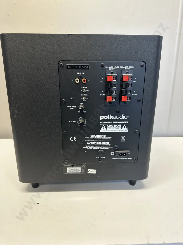PolkAudio TL1600 Home Theatre Powered Subwoofer Image 1++