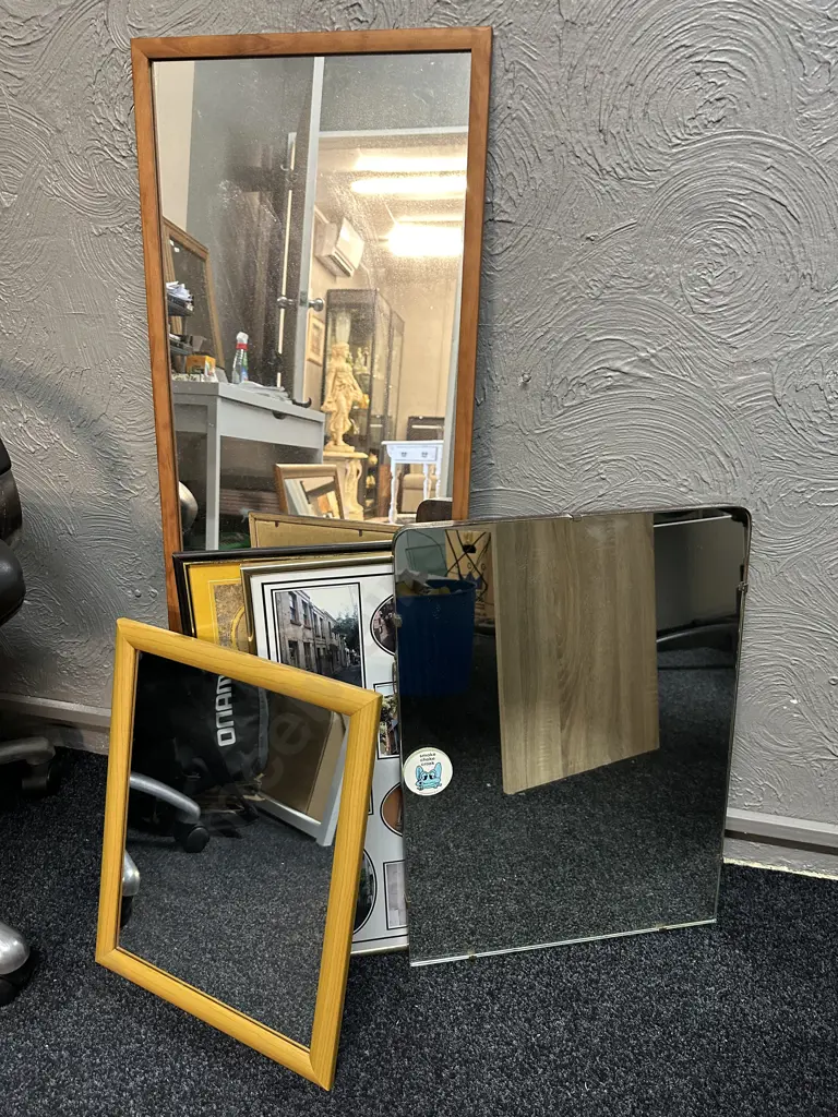 Selection Of Mirrors And Photo Frames Image 1++
