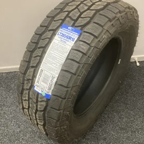 As New Tyre - CooperTires Discover AT3 LT LT265/60R18 Load Range E 119/116S