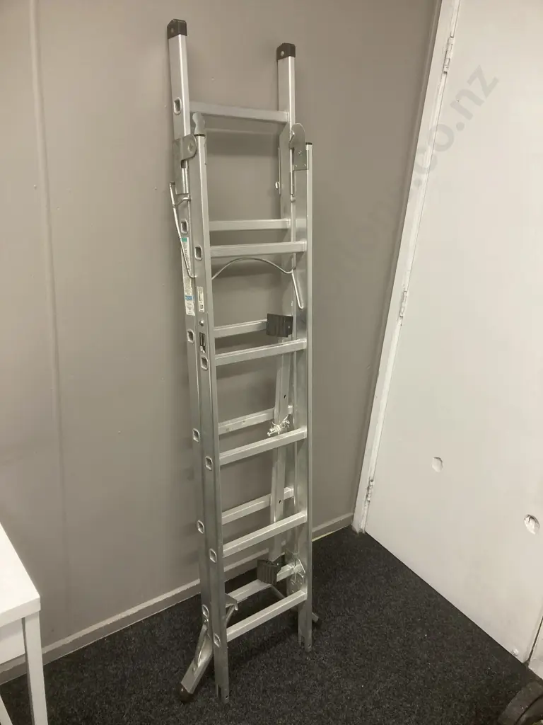 Work Zone 3 Way Household Ladder - 100Kg Image 1++
