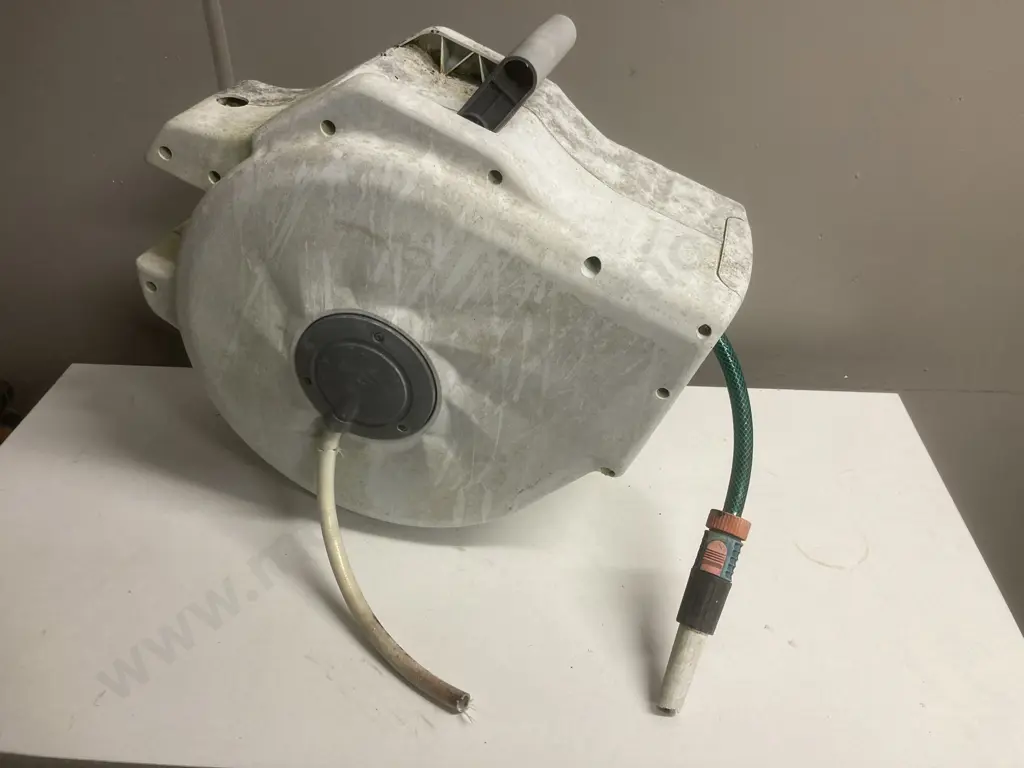 Hose On Reel (Missing Wall Attachment, As Found) Image 1++
