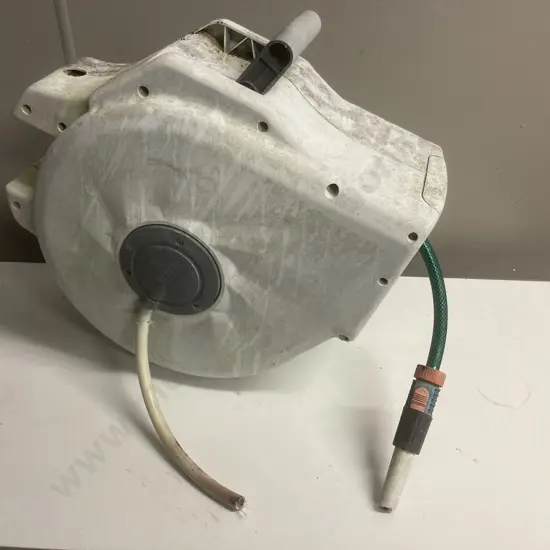 Hose On Reel (Missing Wall Attachment, As Found)