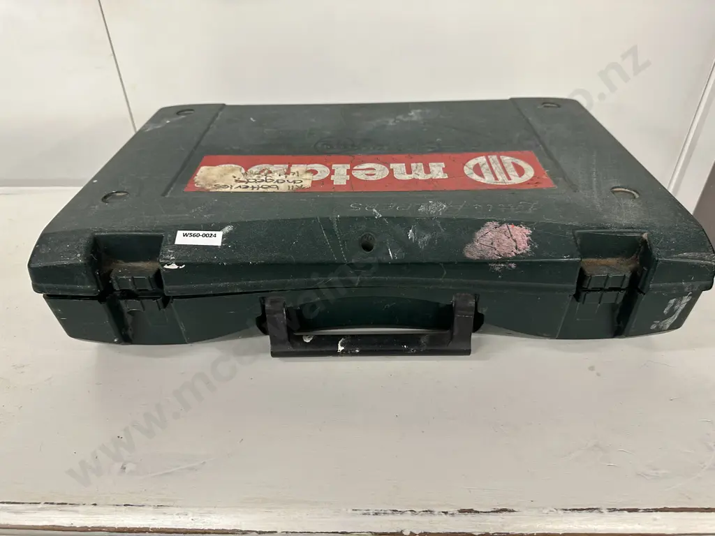 Heavy Duty 18V Metabo Drill, With Pair of 2.4Ah Batteries & Charger In Moulded Pastic case Image 1++
