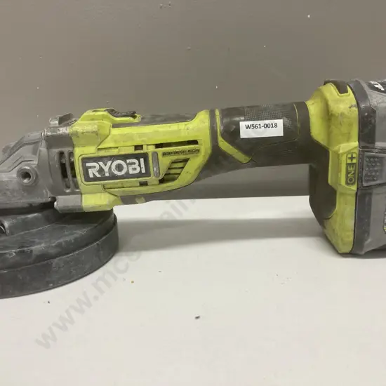 Ryobi ONE+ 18V Angle Grinder - R18AG7, With a 5.0Ah Battery (No Charger)