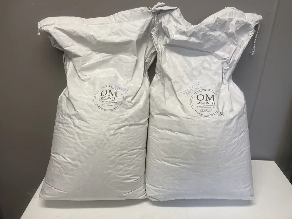 2 Sacks of OM Goodness No Knead Premix, BB 24 July 2023 & 12 June 2023 Image 1++