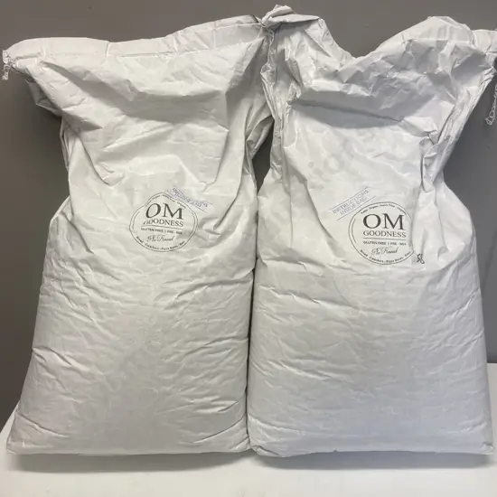 2 Sacks of OM Goodness No Knead Premix, BB 24 July 2023 & 12 June 2023