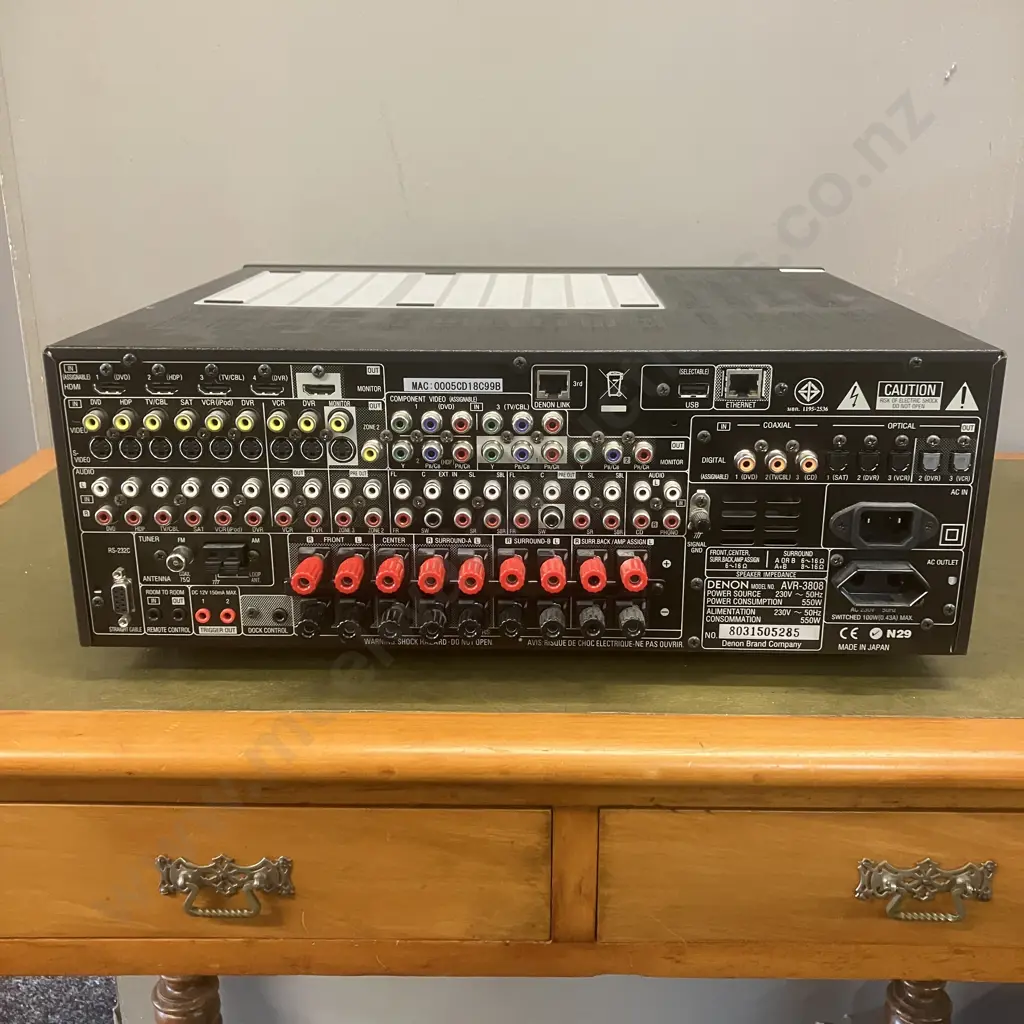 Denon AV Surround Reciever AVR-3808 (No Remote Control Or Power Lead) Image 1++