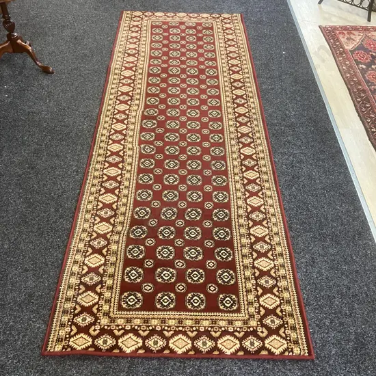 Turkish Rug Floor Runner - 100 x 300cm Red