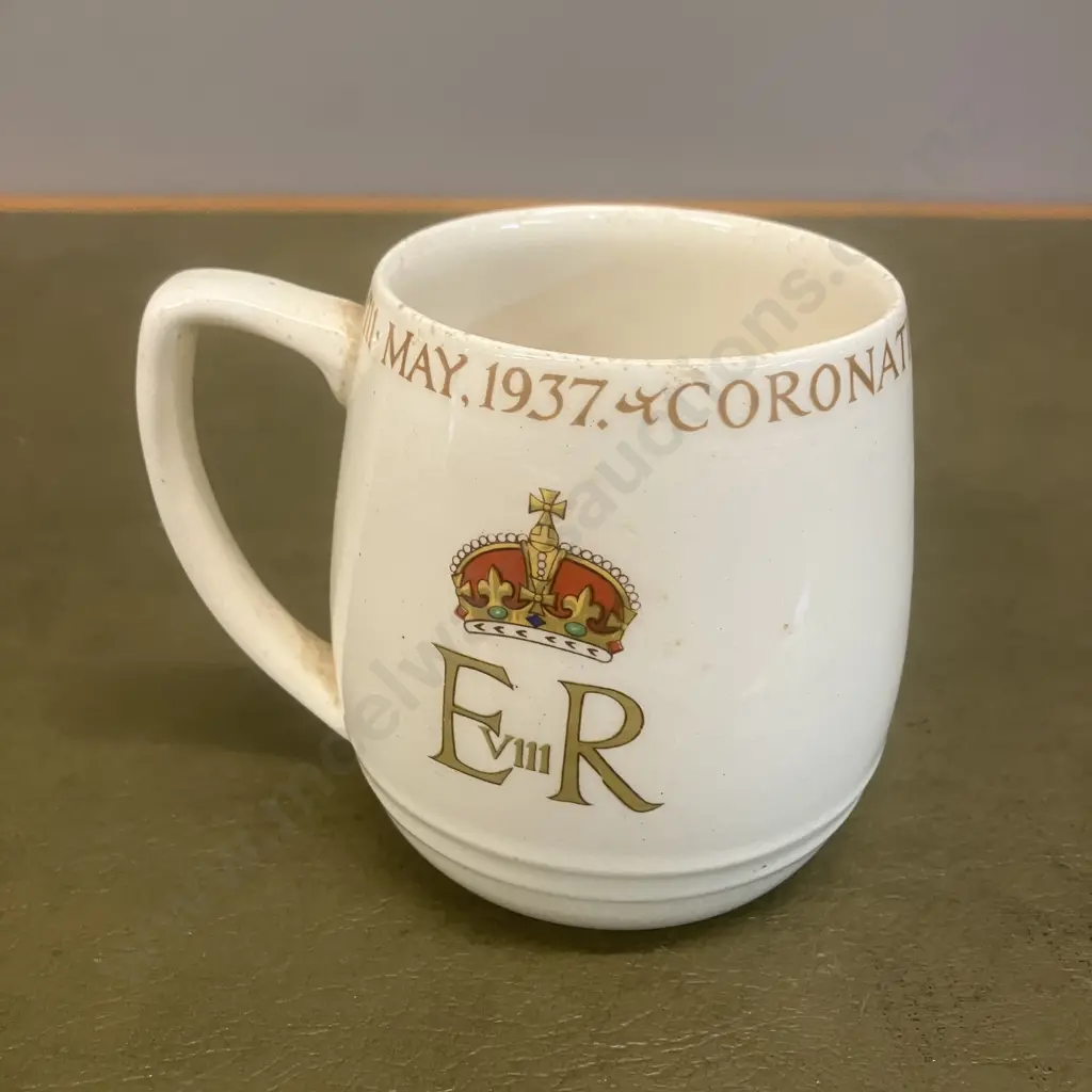 Vintage King Edward VIII May 1937 Coronation Mug Image 1++