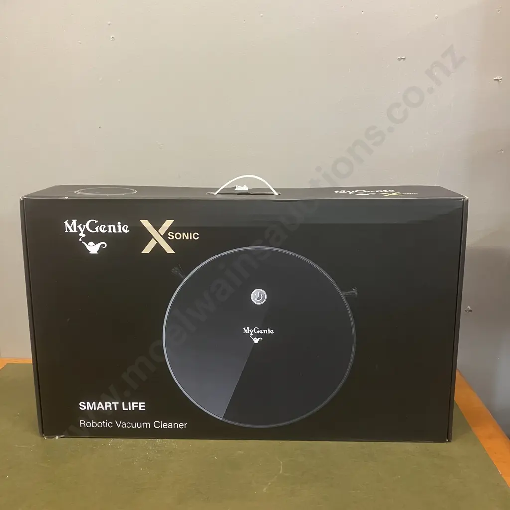 My Genie Xsonic Black Smart Lite Robotic Vacuum Cleaner Image 1++