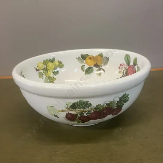 Vintage Portmeirion Pomona Goddess of Fruit Large Mixing Bowl - 10.5 x 24cm