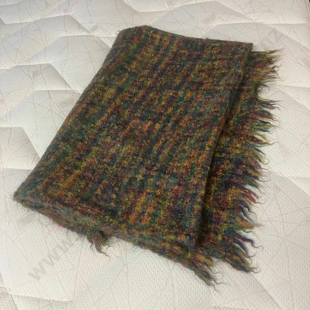 Boucle South Africa Mohair Throw Image 1++