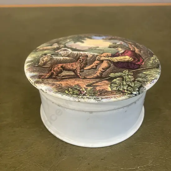Victorian Pot & Lid / Base (As Found)