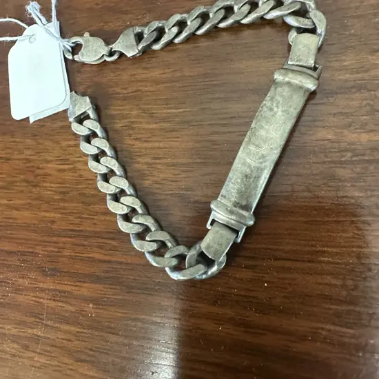 Stamped 925 Italy Mens Bracelet