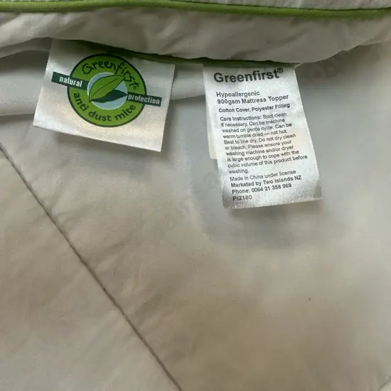 Greenfirst Natural Protection Hypoallergenic Mattress 193x136cm