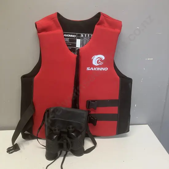 Sakinno PFD Size XXL & Transonic Binoculars