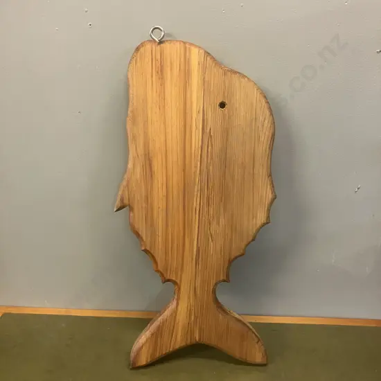 Rimu 'Snapper' Serving / Cutting Board. H4 W59 D59.5cm