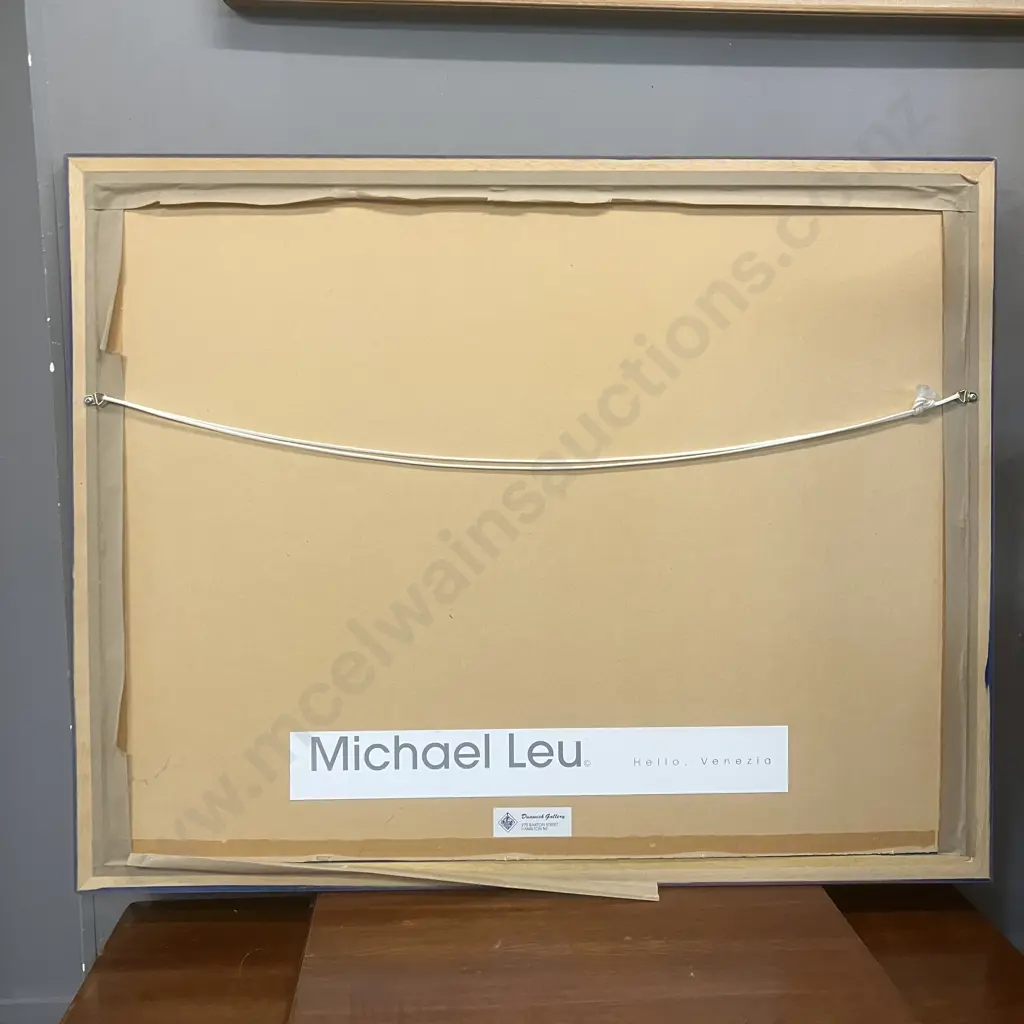 Michael Leu "Hello, VENEZIA" 1999 Framed Art Print. 71 x 90cm Image 1++
