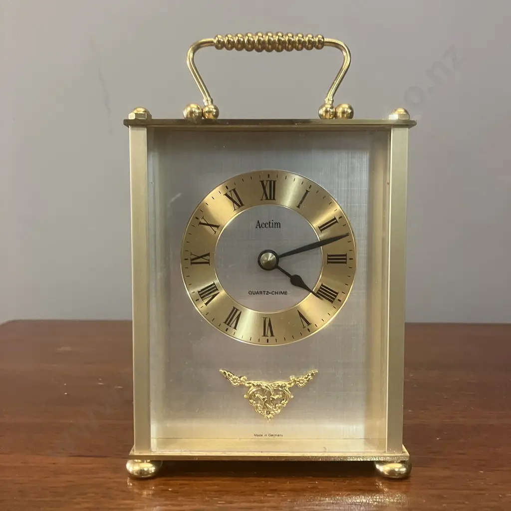 Viintage Acctim  Quartz-Chime Carriage Clock Made in Germany Image 1++