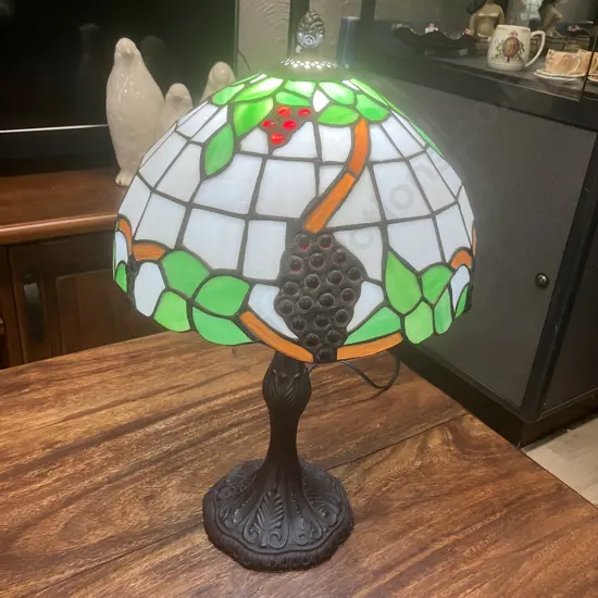 Tiffany Style Stained Glass Table Lamp. H50cm