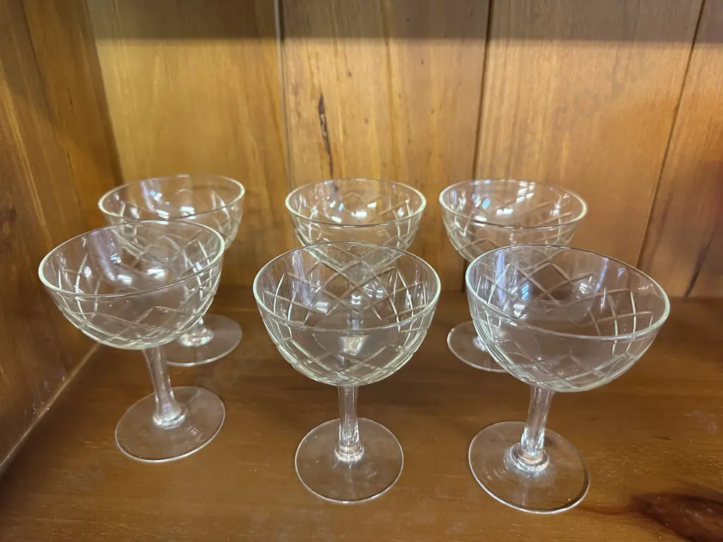 Crystal Hollow Stemmed Champagne Glasses Image 1++