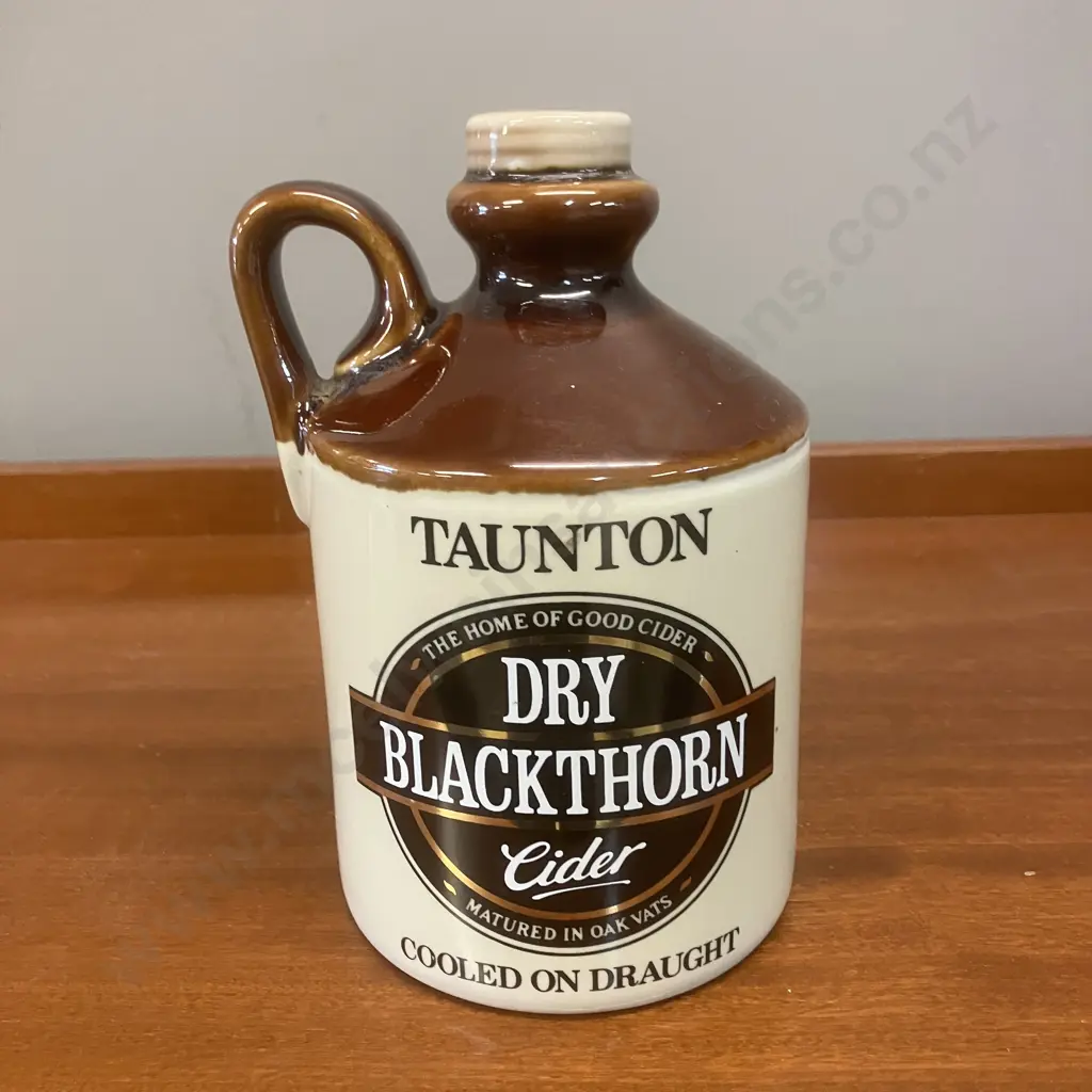 Vintage Taunton Dry Blackthorn Cider Stoneware Jug Pump Head Display. H16cm Image 1++