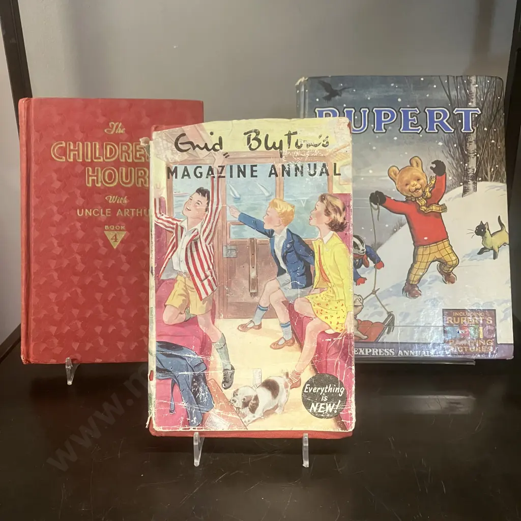 Enid Blyton's MAGAZINE ANNUAL #3 1956 First Edition Hardcover With Dust Jacket Image 1++