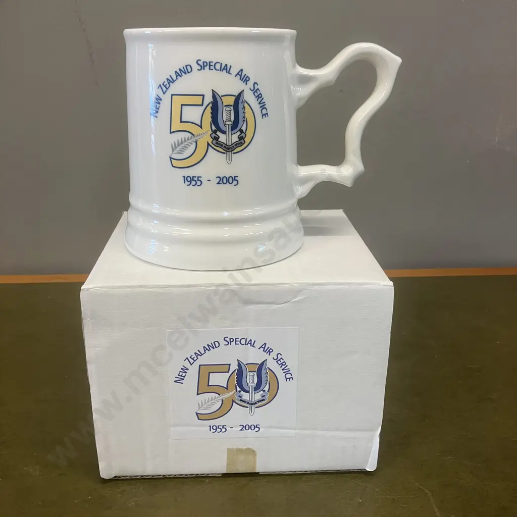 SAS 50th Anniversary Beer Mug - New Zealand Special Air Service 1955 - 2005 Image 1++